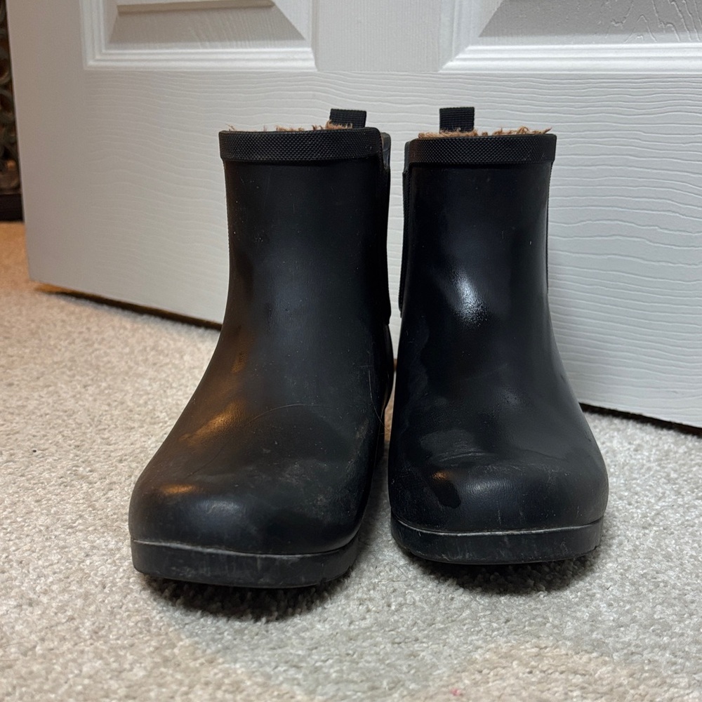 Chooka Black Waterproof Ankle Boots